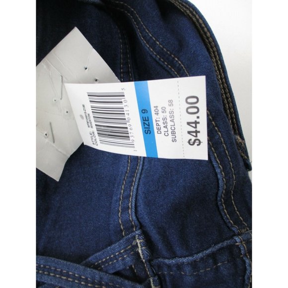 WallFlower Women's Instasoft Ultra Fit Skinny Leg Jeans Blue Denim, Size 9 REG - Picture 7 of 11